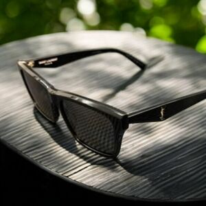 SAINT LAURENT SL M104 004 Black Grey Polarized
